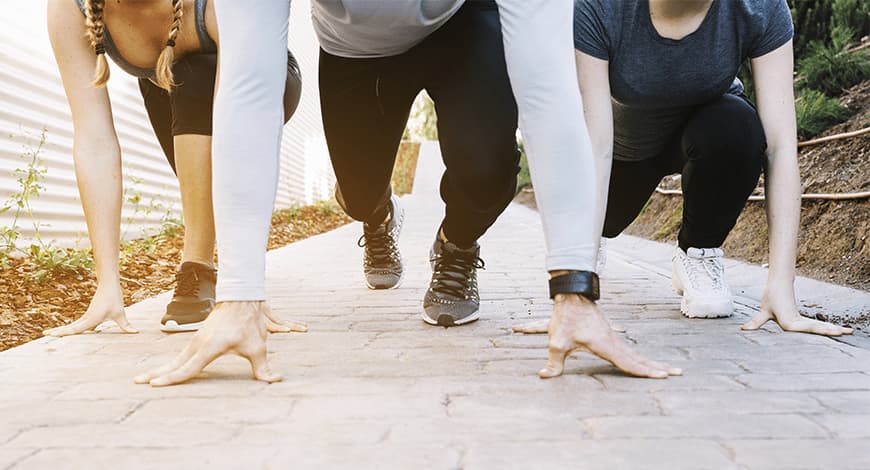 Correr primeros segundos