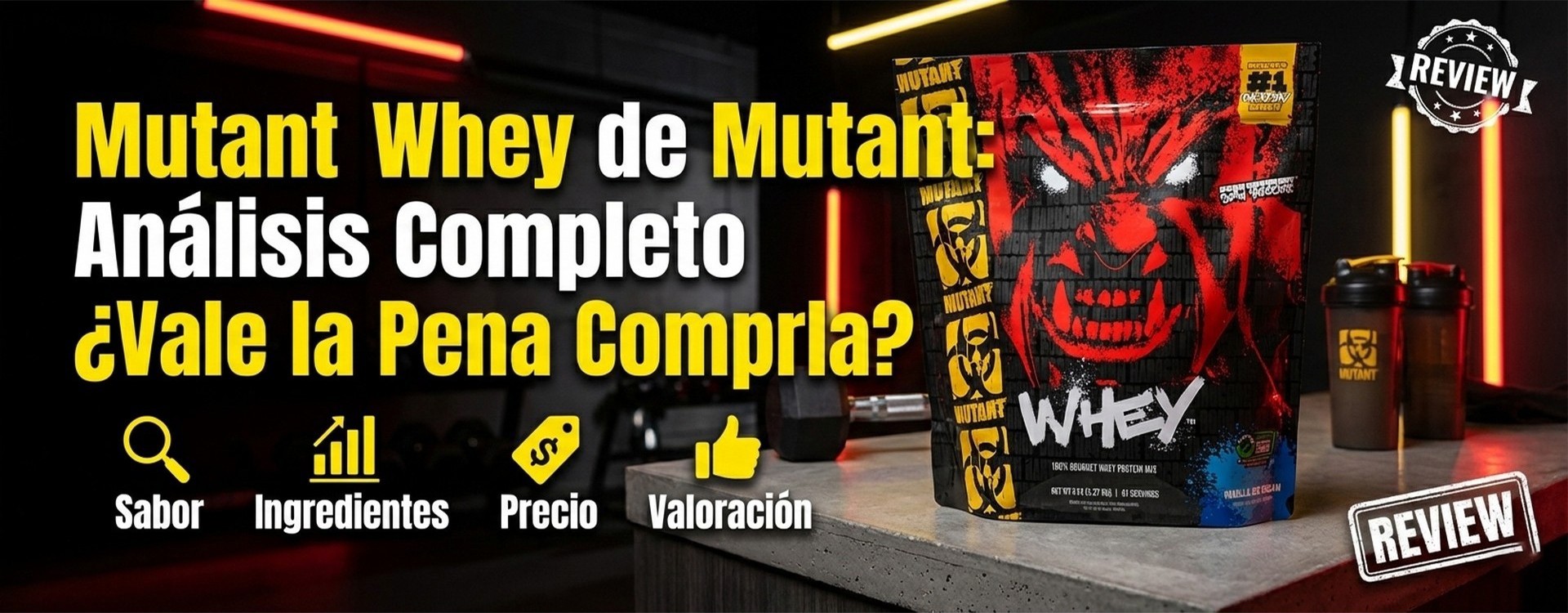 Mutant Whey de Mutant: Análisis Completo ¿Vale la Pena Comprarla?