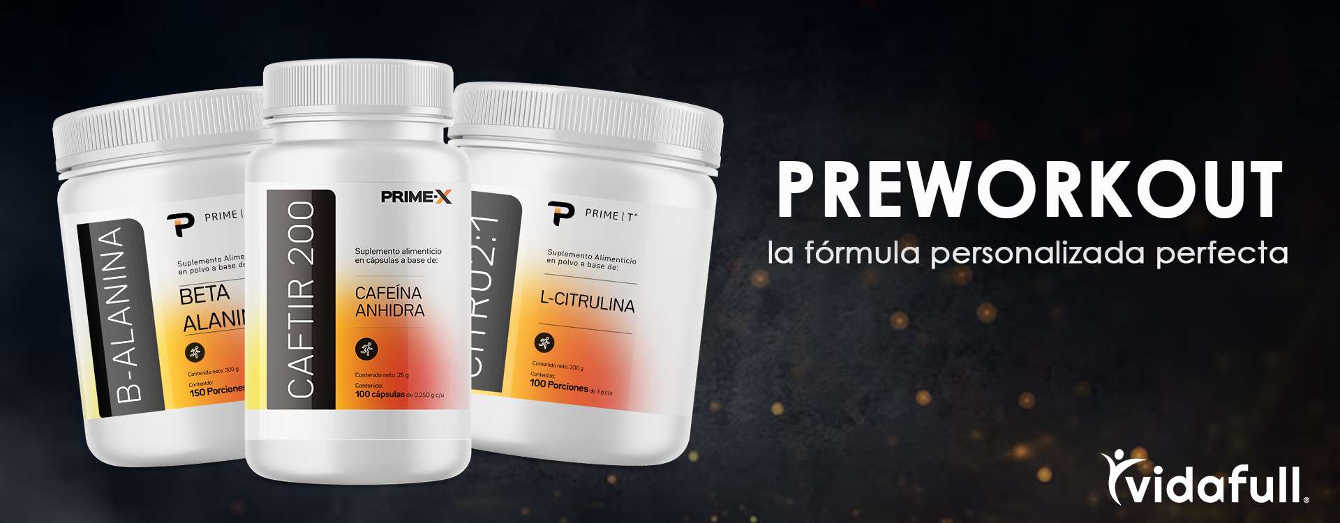 La fórmula personalizada para un PREWORKOUT de éxito La fórmula personalizada para un PREWORKOUT de éxito